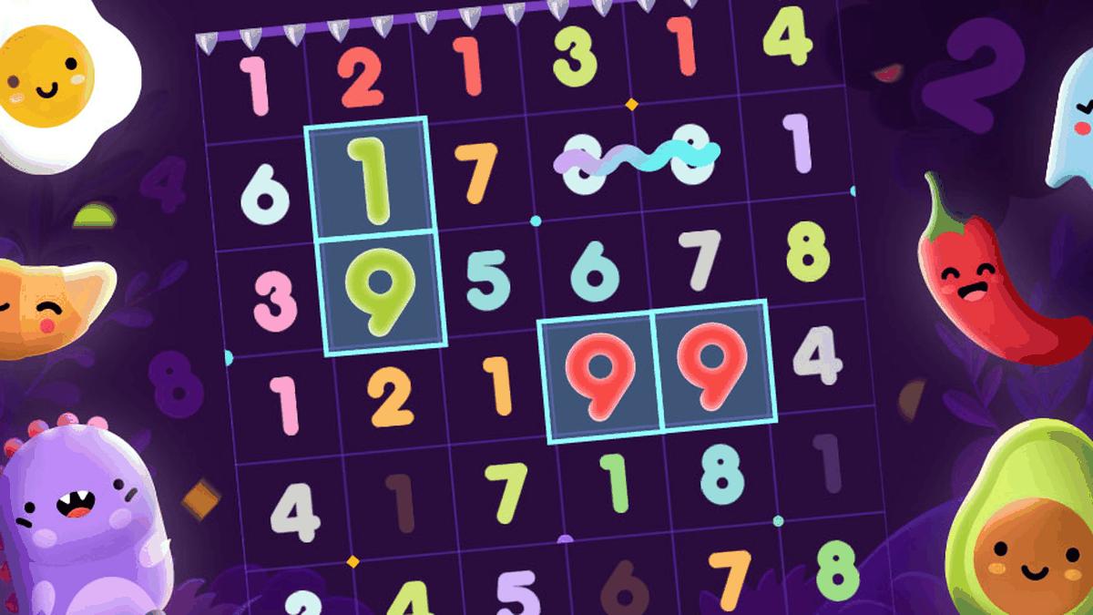 Numberzilla: Number Match Game gameplay screenshot