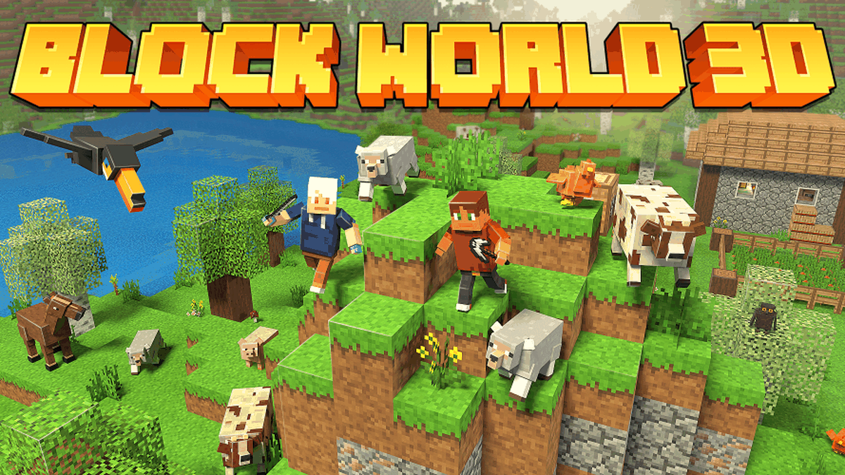 Block World 3D: Craft & Build gameplay screenshot