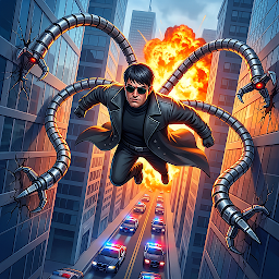 Superhero Crime Open World War app icon