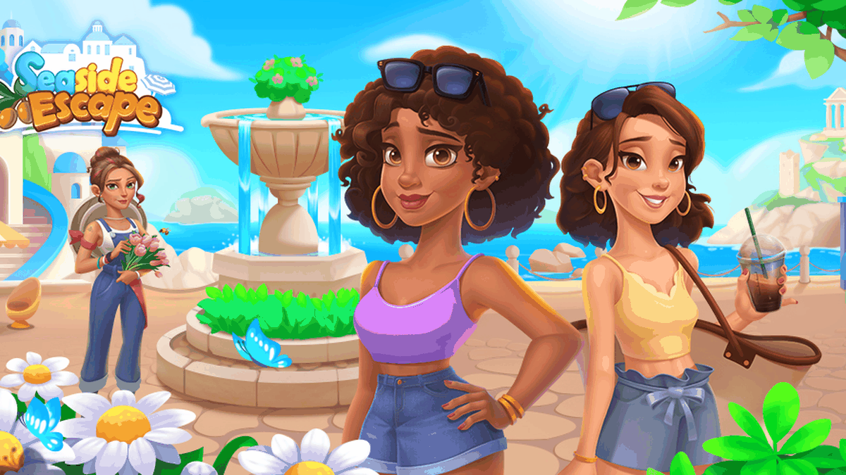 Seaside Escape®: Merge & Story gameplay screenshot
