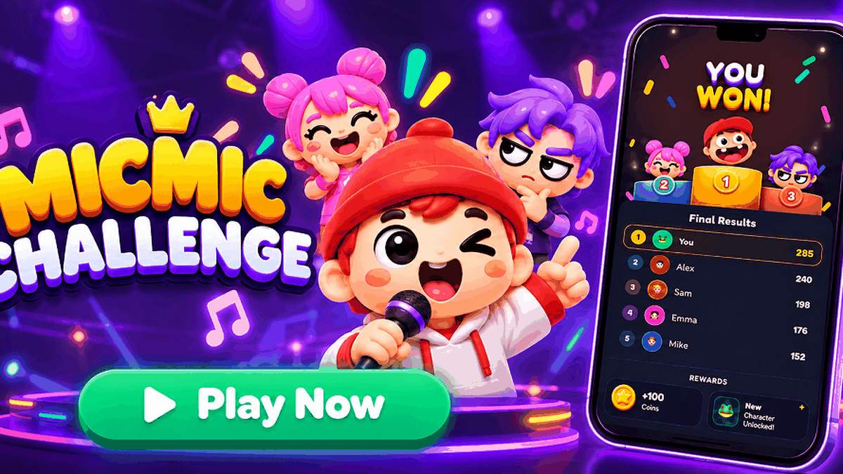 Micmic Fun: Voice Challenge gameplay screenshot