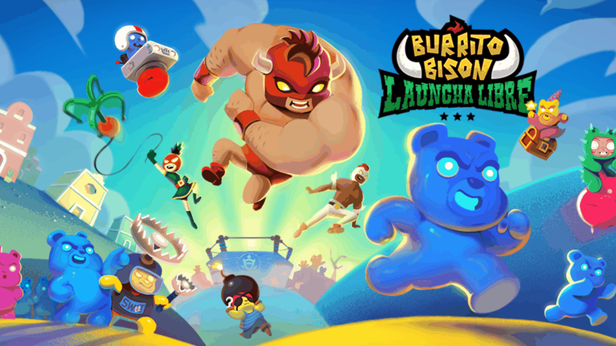 Burrito Bison: Launcha Libre gameplay screenshot