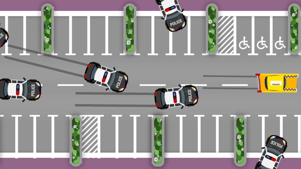 Police Pursuit: Burnout Rush! gameplay screenshot