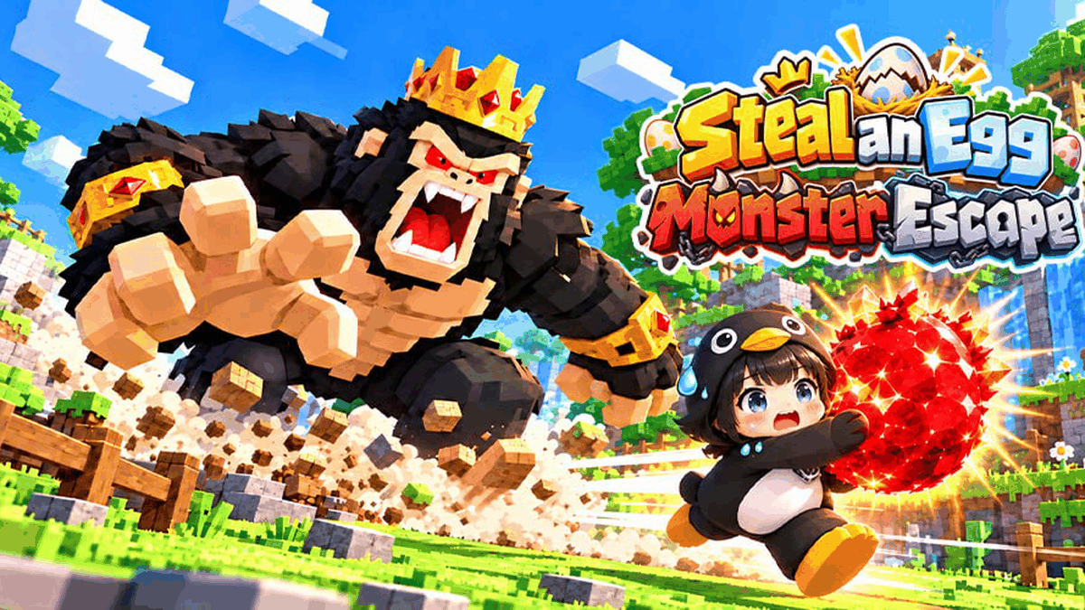 Steal an Egg: Monster Run gameplay screenshot