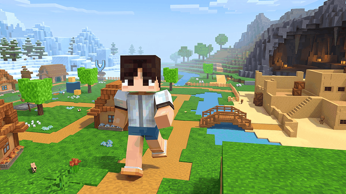 Giant Panda: Voxel Adventure gameplay screenshot