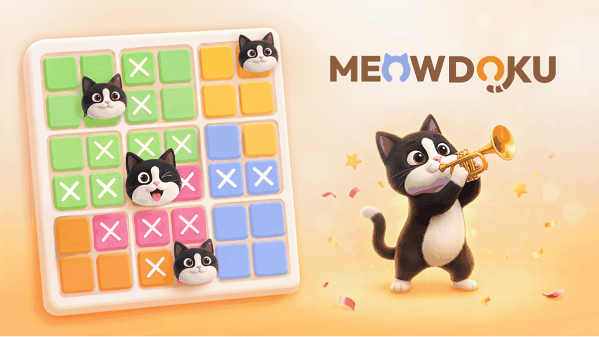 Meowdoku: Brain Puzzle Games gameplay screenshot