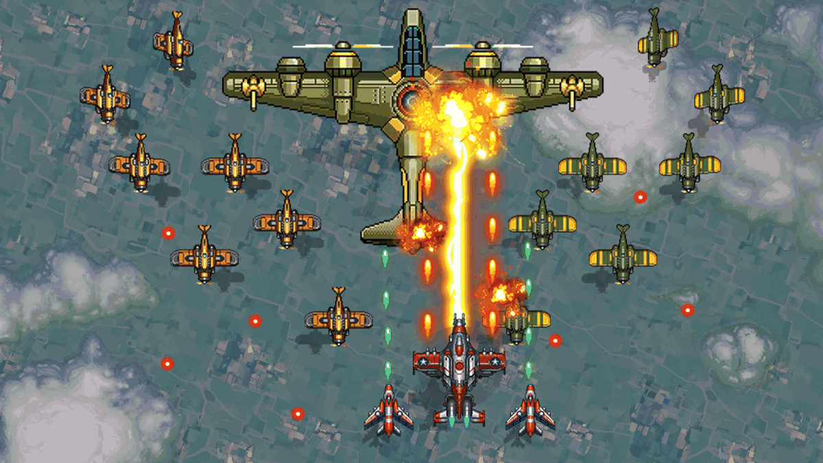 1945 Air Force: Plane Shooter gameplay screenshot