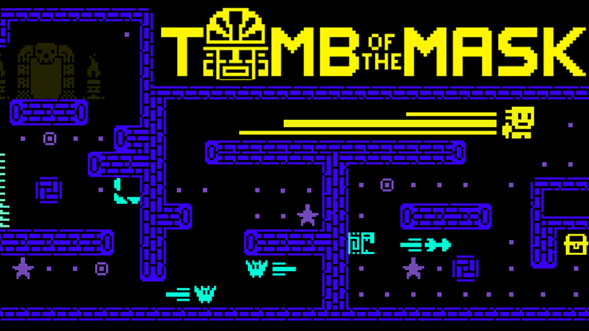 Tomb of the Mask: Old Maze gameplay screenshot