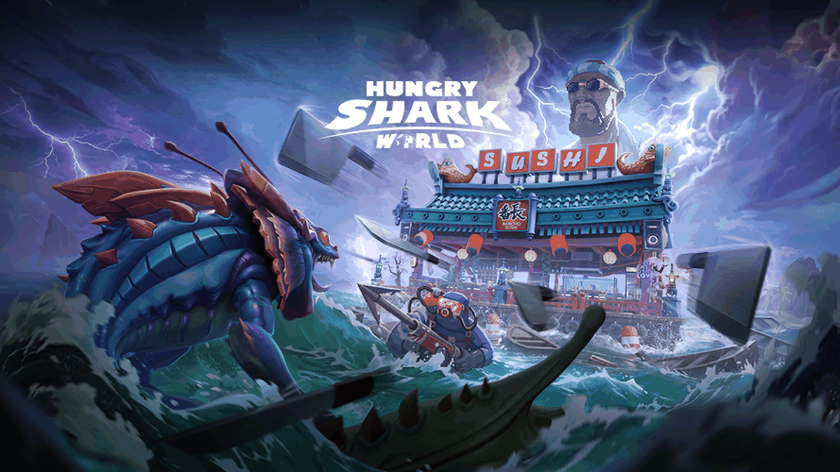 Hungry Shark World gameplay screenshot